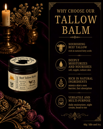 Beef Tallow Balm ~ Barrier Repair Cream