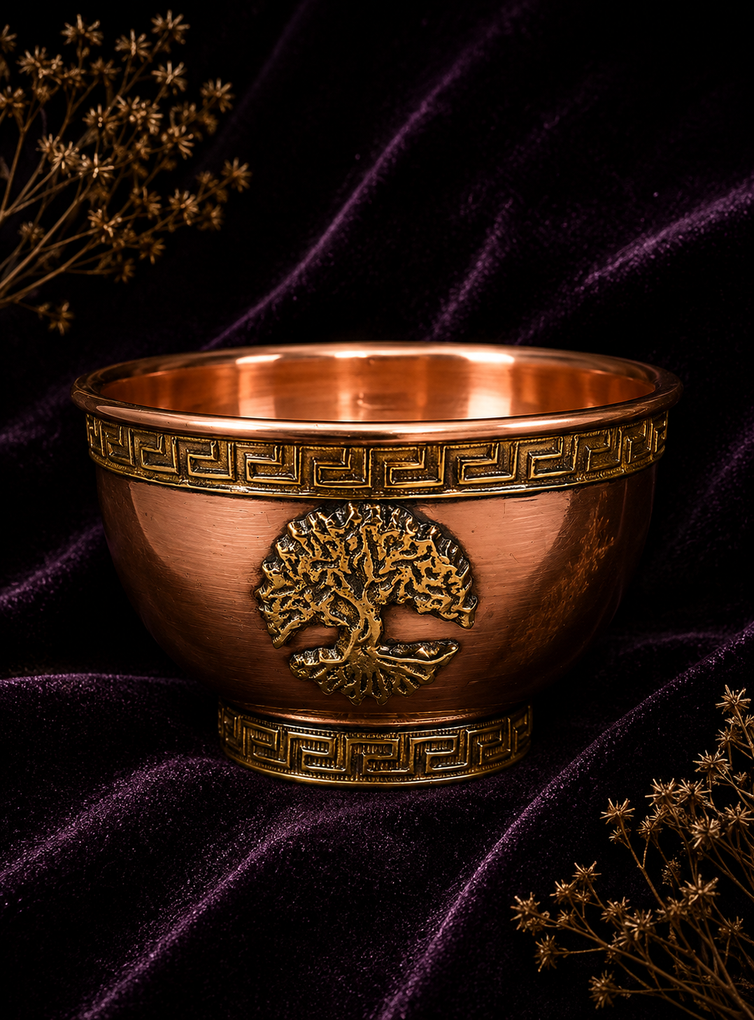 Copper Offering Bowl