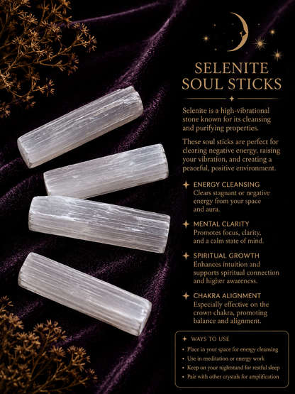 Selenite Wands ~ Pack of 20