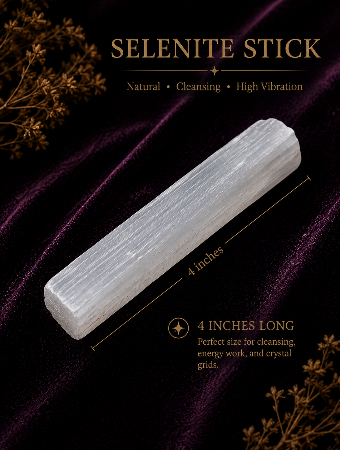 Selenite Wands ~ Pack of 20