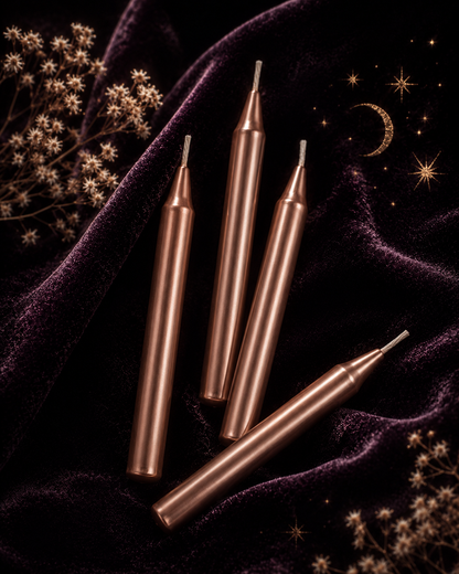 Rose Gold Ritual Candles ~ Set of 40