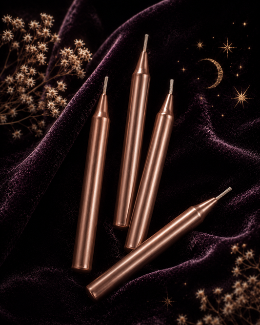 Rose Gold Ritual Candles ~ Set of 40