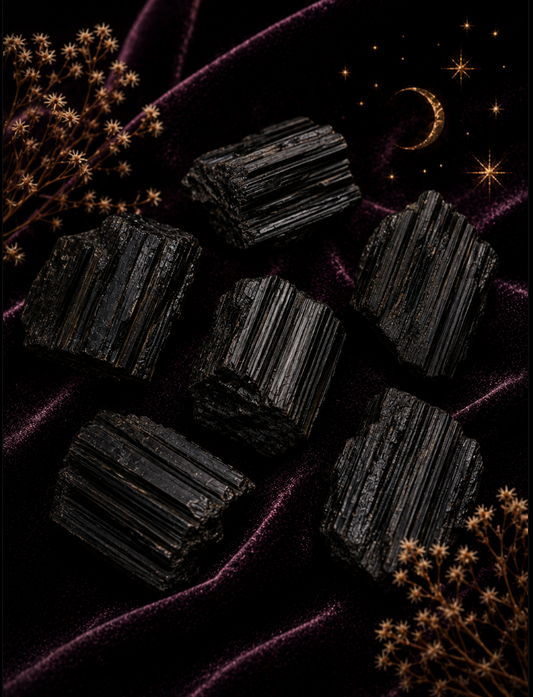 Black Tourmaline Crystals