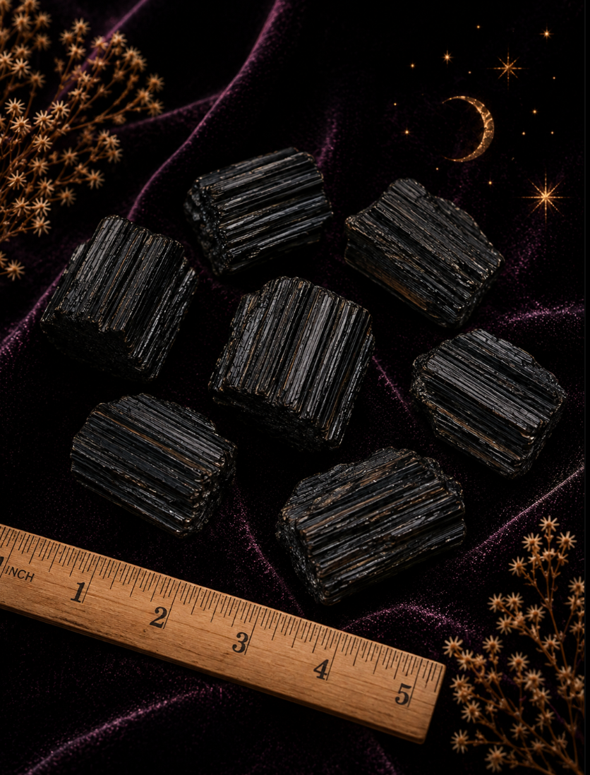 Black Tourmaline Crystals