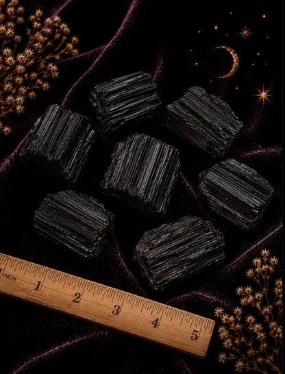 Black Tourmaline Crystals